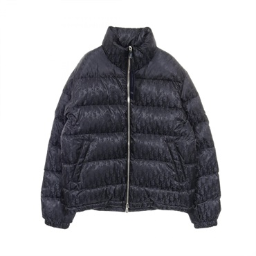 Dior Oblique Down jacket coat 943C449A446298948 Nylon Black NEW mens size 48