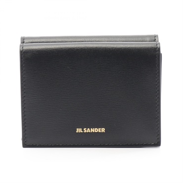 JIL SANDER TINY WALLET Tri-fold wallet J07UI0011P4840001 leather Black NEW Women