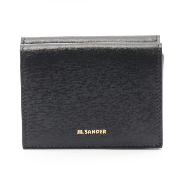 JIL SANDER TINY WALLET Tri-fold wallet J07UI0011P4840001 leather Black NEW Women