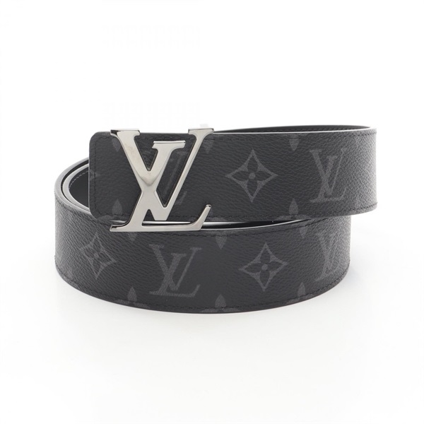 LOUIS VUITTON LV Initial 40MM ceinture belt M9043 Reversible Monogram Black Used