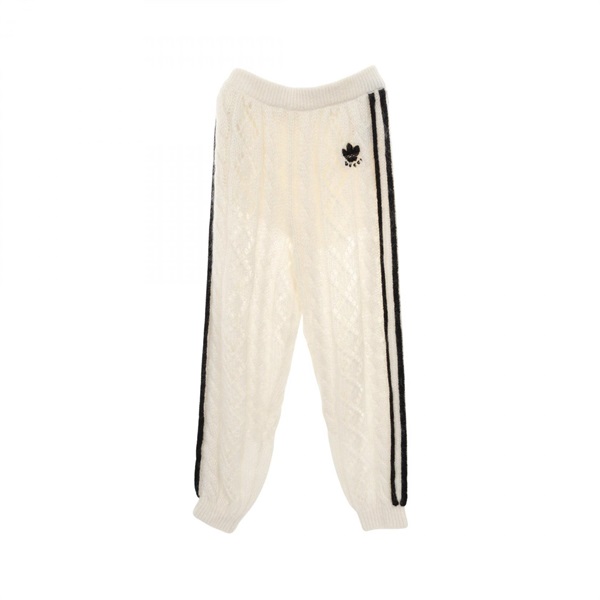 GUCCI × Adidas Logo Pants Mohair White Black Size M Used Women