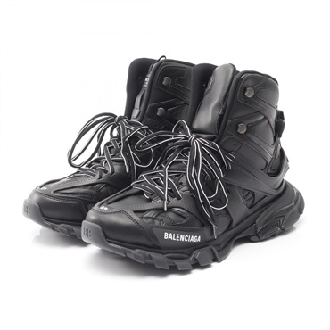 BALENCIAGA Track Hike Sneakers Leather Black #EUR 42/ USA 12 Used Mens