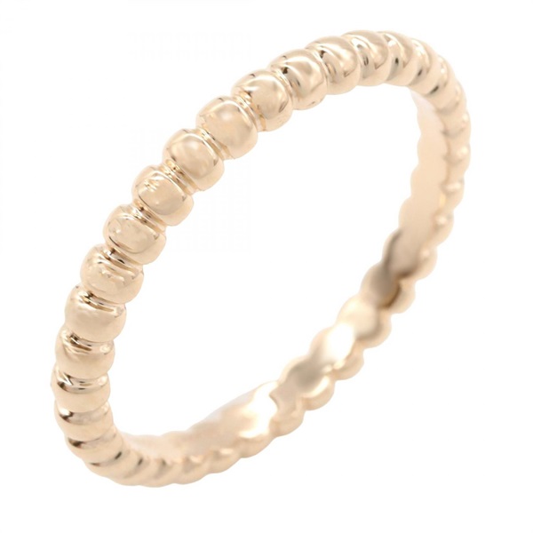 Van Cleef & Arpels Perlée Small Ring 18KYG Yellow Gold Used Size US 4.75 #49