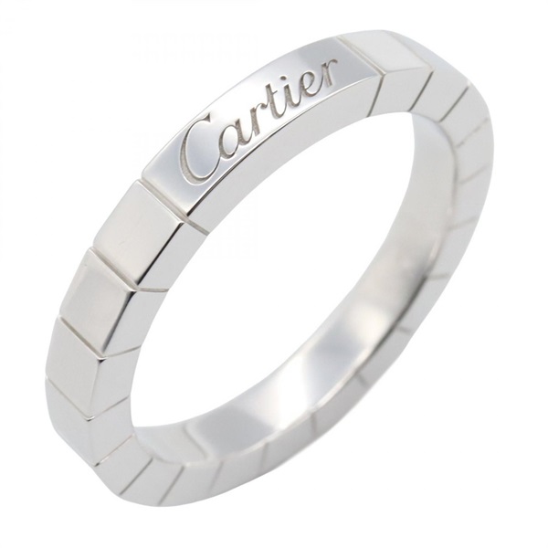CARTIER Lanieres Ring 18KWG White Gold Used Unisex Size 53/ US 6.25