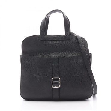 HERMES Halzan 31 Hand shoulder crossbody bag H070428CK89 Taurillon Clemence SHW