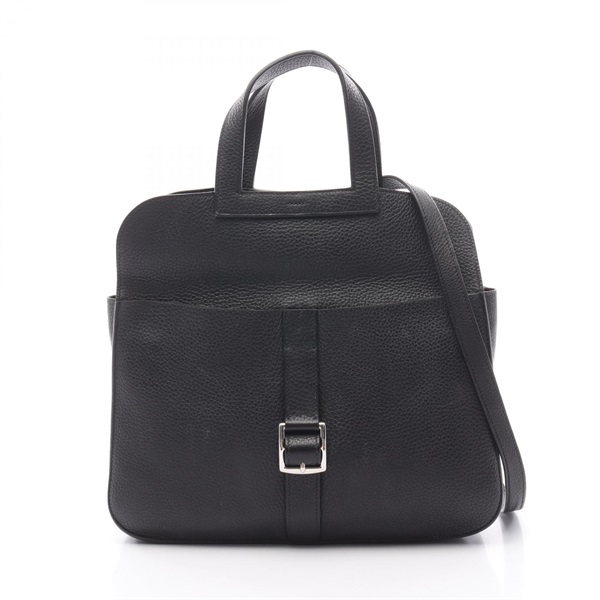 HERMES Halzan 31 Hand shoulder crossbody bag H070428CK89 Taurillon Clemence SHW