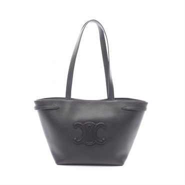 CELINE Small Cabas Anais Cuir Triomphe Tote Bag 118233ENY.38NO leather Black