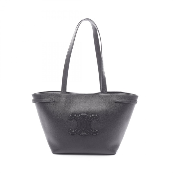 CELINE Small Cabas Anais Cuir Triomphe Tote Bag 118233ENY.38NO leather Black