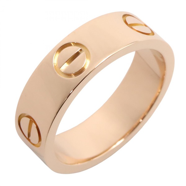 CARTIER Love Ring 18KRG Pink Rose Gold Used Women Size 50 / US 5.25