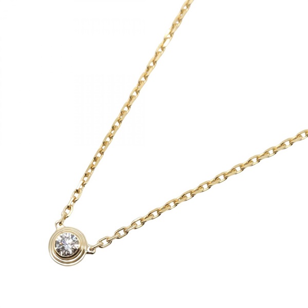 CARTIER dAmour XS Necklace Pendant 18KYG Yellow gold Diamond Used Women