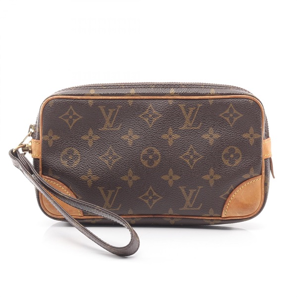 LOUIS VUITTON Marly Dragonne PM Clutch bag M51827 Monogram canvas leather Used