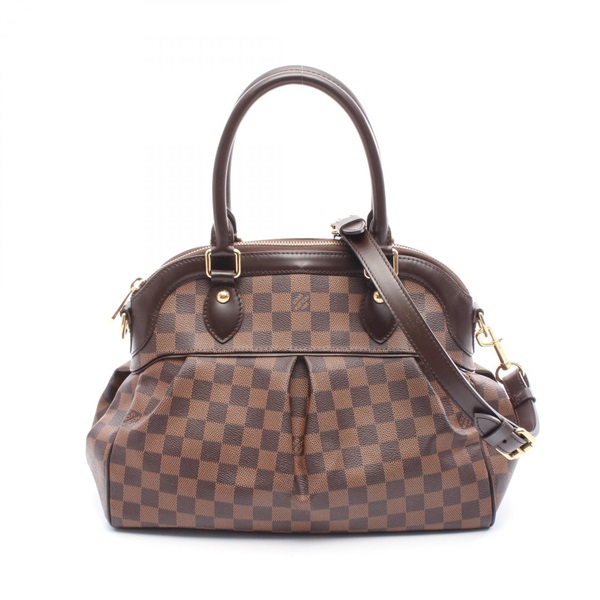 LOUIS VUITTON Trevi PM Shoulder Handbag N51997 Damier Ebene canvas Used Women LV