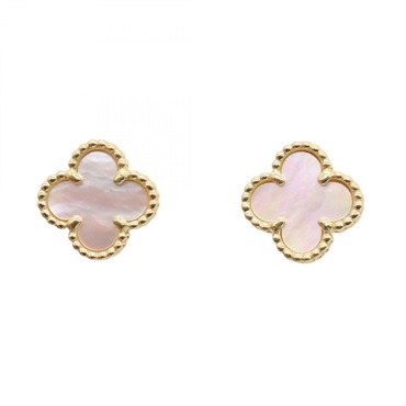 Van Cleef & Arpels Sweet Alhambra Pierced earrings 18KYG Mother of pearl Used
