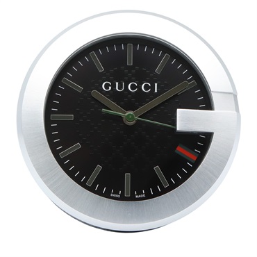 GUCCI Table clock Wrist Watch 200 Quartz Stainless Steel leather Used unisex