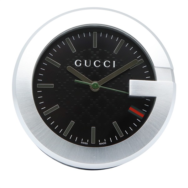 GUCCI Table clock Wrist Watch 200 Quartz Stainless Steel leather Used unisex
