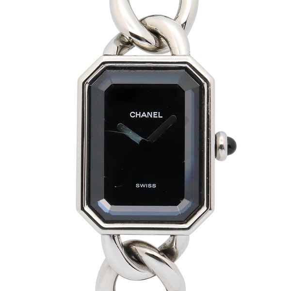 CHANEL Premiere L Wrist Watch H0452 Quartz Stainless Steel Used Women