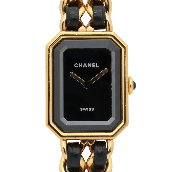 CHANEL premiere original edition Wrist Watch H6951 Quartz GHW leather Used Women
