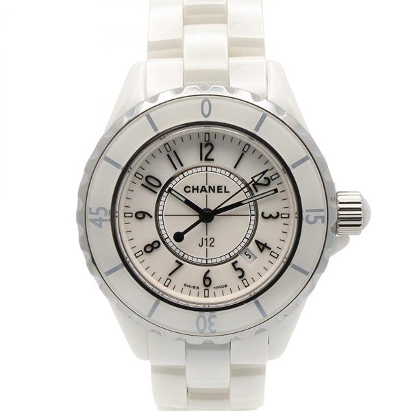 CHANEL J12 Wrist Watch H0968 Quartz Ceramic Used Women