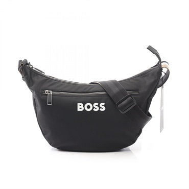 BOSS Crossbody contrasting logo Shoulder bum Bag HG50548223001 polyester Black