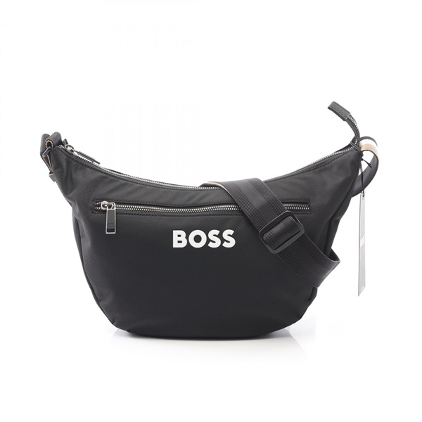 BOSS Crossbody contrasting logo Shoulder bum Bag HG50548223001 polyester Black