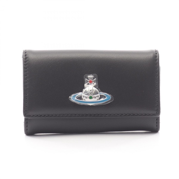Vivienne Westwood Orb key case holder 51020001L001LN403 leather Black NEW Women