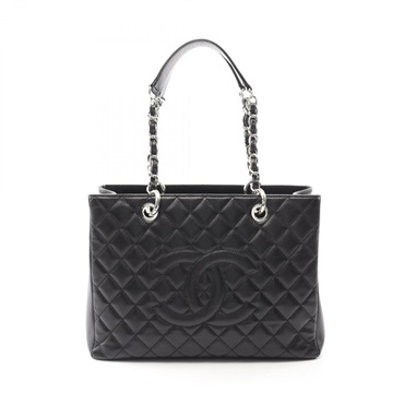 CHANEL Matelasse Grand Shopping GST Tote chain shoulder Bag A50995 Calfskin SHW