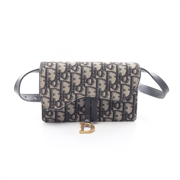 Christian Dior SADDLE Oblique Jacquard Waist belt bum bag S5619CTZQ-M928 navy