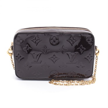 LOUIS VUITTON Camera pouch chain Shoulder crossbody Bag M64057 Vernis Amarante