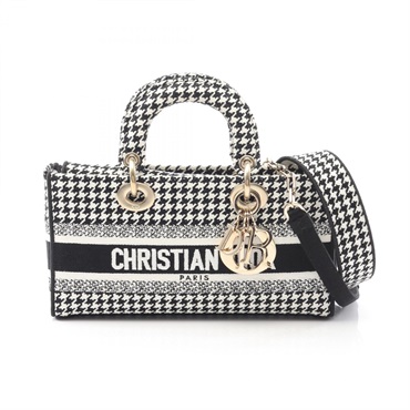 Christian Dior Lady D-Joy Medium crossbody Handbag M0540OZAE-M911 canvas used