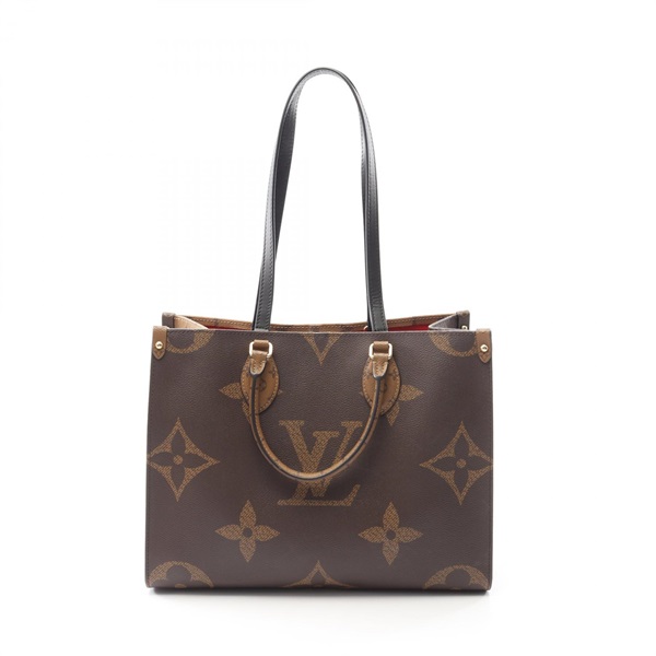 LOUIS VUITTON On the Go MM Tote shoulder Bag M45321 Monogram Giant Reverse brown