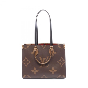 LOUIS VUITTON On the Go MM Tote shoulder Bag M45321 Monogram Giant reverse LV