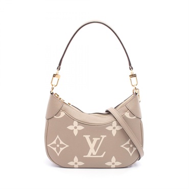 LOUIS VUITTON Bagatelle NM Shoulder Bag M46112 Monogram empreinte Tourterelle