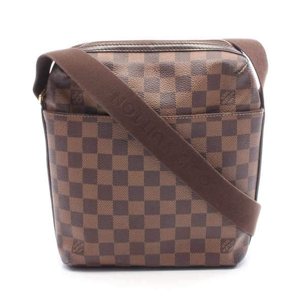 LOUIS VUITTON Trotteur Beaubourg Shoulder Bag N41135 Damier canvas Ebene Used