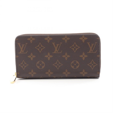 LOUIS VUITTON Zippy wallet Around long purse M42616 Monogram Brown Used LV