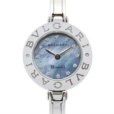 BVLGARI B-zero1 Wrist Watch BZ22S Quartz Stainless Steel diamond Used Women