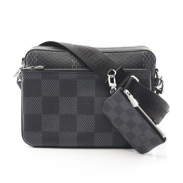 LOUIS VUITTON Trio Messenger Shoulder crossbody Bag N50017 Damier graphite 3D LV