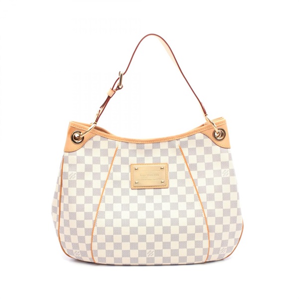 LOUIS VUITTON Galliera PM Shoulder Bag N55215 Damier Azur canvas White Used LV