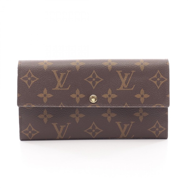LOUIS VUITTON Portefeuille Sarah Bifoldpurse M61734 Monogram canvas Brown Used