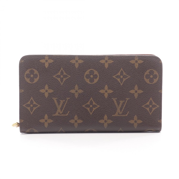 LOUIS VUITTON Porte-monnaie Zip Long wallet M61727 Monogram canvas Brown Used LV