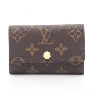 LOUIS VUITTON Multicles 6 Key Case Holder M62630 Monogram canvas Brown Used LV