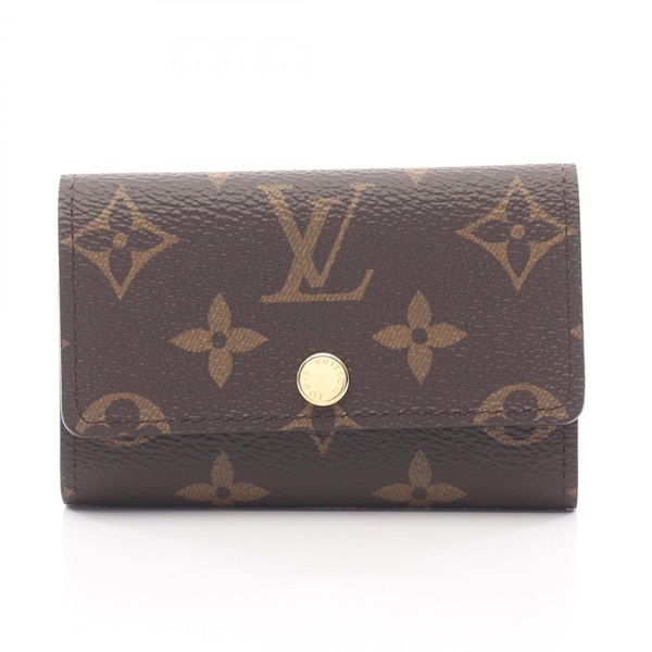 LOUIS VUITTON Multicles 6 Key Case Holder M62630 Monogram canvas Brown Used LV