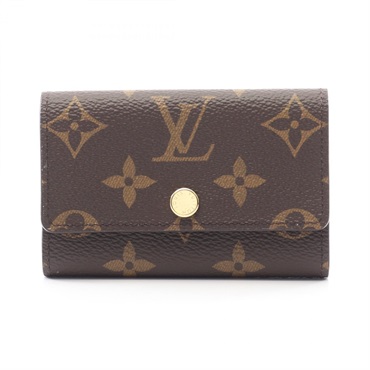 LOUIS VUITTON Multicles 6 Key case holder M62630 Monogram canvas Brown Used LV