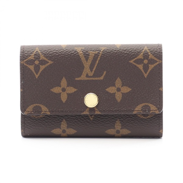 LOUIS VUITTON Multicles 6 Key case holder M62630 Monogram canvas Brown Used LV