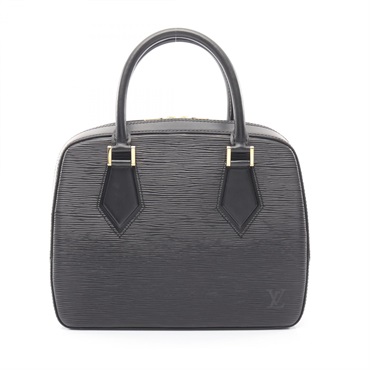 LOUIS VUITTON Sablon Handbag M52042 Epi leather Black Black Used Women LV