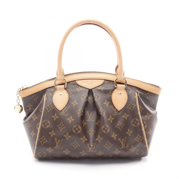 LOUIS VUITTON Tivoli PM Handbag M40143 Monogram canvas leather Brown Used Women