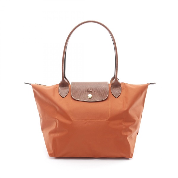 Longchamp LE PLIAGE ORIGINAL M Shoulder Tote Bag canvas leather Brown NEW Women
