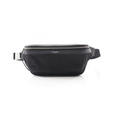 SAINT LAURENT PARIS Waist bum belt bag 557831GIVLE1000 Nylon Black NEW unisex