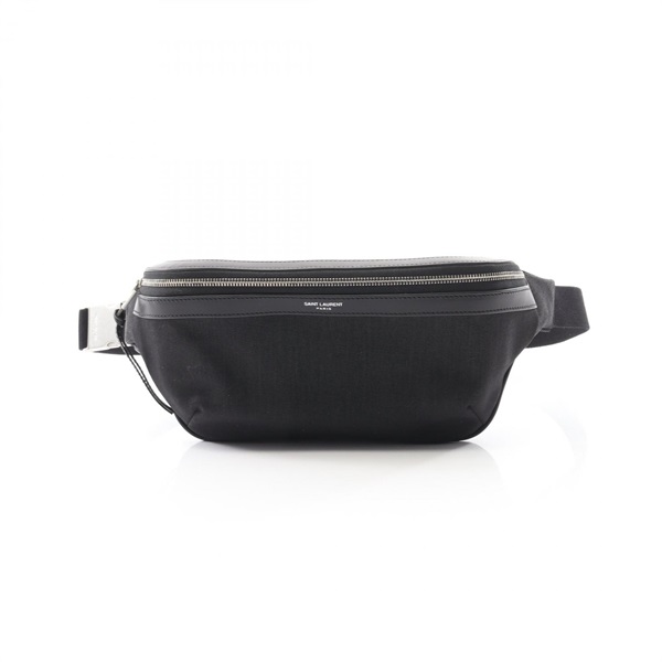 SAINT LAURENT PARIS Waist bum belt bag 557831GIVLE1000 Nylon Black NEW unisex