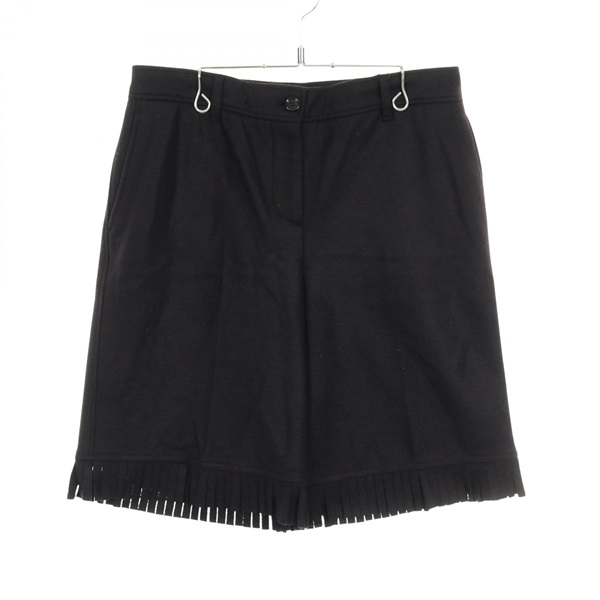 BURBERRY Half Pants wool Black Used Women size UK8