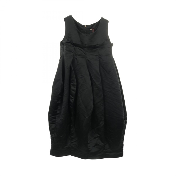 COMME des GARCONS Dress XS size sleeveless polyester Black Used Women